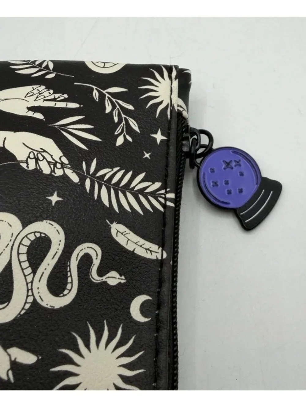 IPSY Halloween 2024 Celestial Witchy Makeup Bag Snakes Crystal Balls Empty